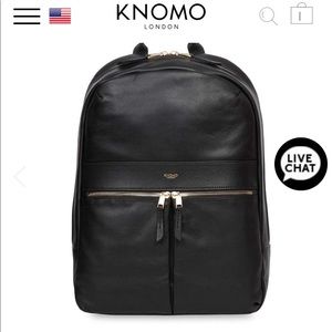 Knomo high quality large stylish leather backpack